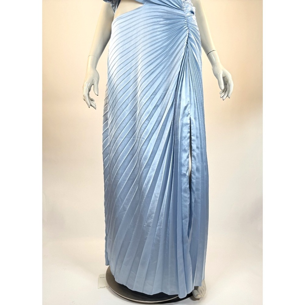 Abercrombie Fitch Giselle Pleated OneShoulder Cutout Maxi Dress Women XXLP NWT - Picture 10 of 13